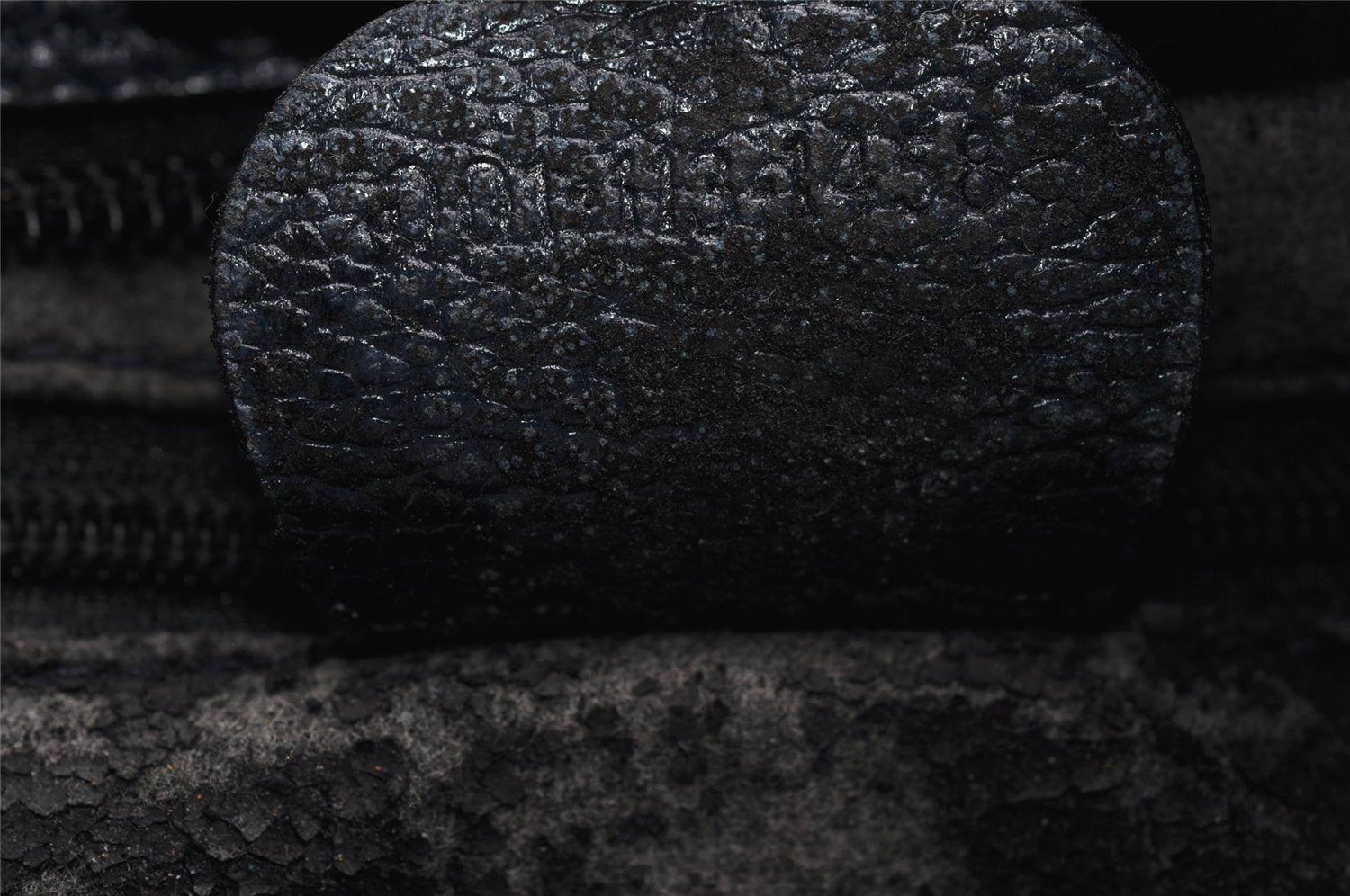 Authentic GUCCI Shoulder Cross Body Bag Purse Leather Navy Blue Junk 0132I