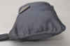 Authentic PRADA Vintage Nylon Tessuto Leather Pouch Purse Blue 0132J