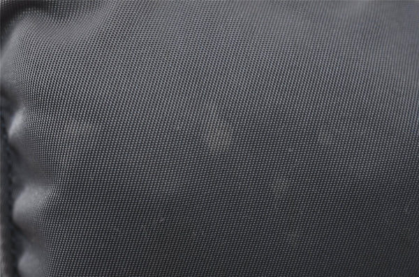 Authentic PRADA Vintage Nylon Tessuto Leather Pouch Purse Blue 0132J