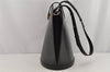 Authentic Louis Vuitton Epi Cluny Shoulder Bag Purse Black M52252 LV 0132K