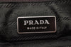 Authentic PRADA Vintage Stuoia Tweed Leather Tote Bag B11268 Brown Junk 0133I