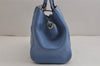 Authentic GUCCI GG Marmont 2Way Shoulder Hand Bag Leather 448054 Blue 0133K