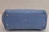Authentic GUCCI GG Marmont 2Way Shoulder Hand Bag Leather 448054 Blue 0133K
