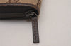 Authentic GUCCI Vintage Coin Case Purse GG Canvas Leather 115255 Brown 0134J
