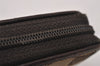 Authentic GUCCI Vintage Coin Case Purse GG Canvas Leather 115255 Brown 0134J
