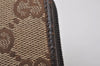 Authentic GUCCI Vintage Coin Case Purse GG Canvas Leather 115255 Brown 0134J