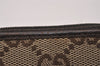 Authentic GUCCI Vintage Coin Case Purse GG Canvas Leather 115255 Brown 0134J