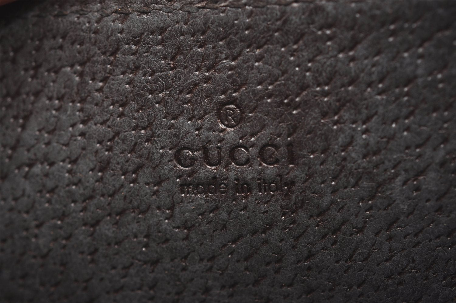 Authentic GUCCI Vintage Coin Case Purse GG Canvas Leather 115255 Brown 0134J