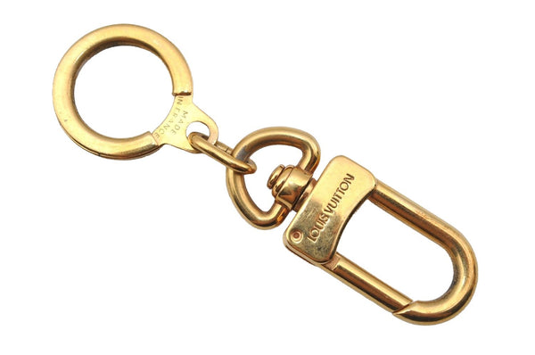 Authentic Louis Vuitton Charm Key Chain Anokre Gold M62698 LV 0136J