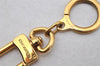 Authentic Louis Vuitton Charm Key Chain Anokre Gold M62698 LV 0136J