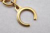 Authentic Louis Vuitton Charm Key Chain Anokre Gold M62698 LV 0136J