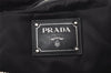 Authentic PRADA Nylon Tessuto Leather 2Way Hand Tote Bag Black 0138K