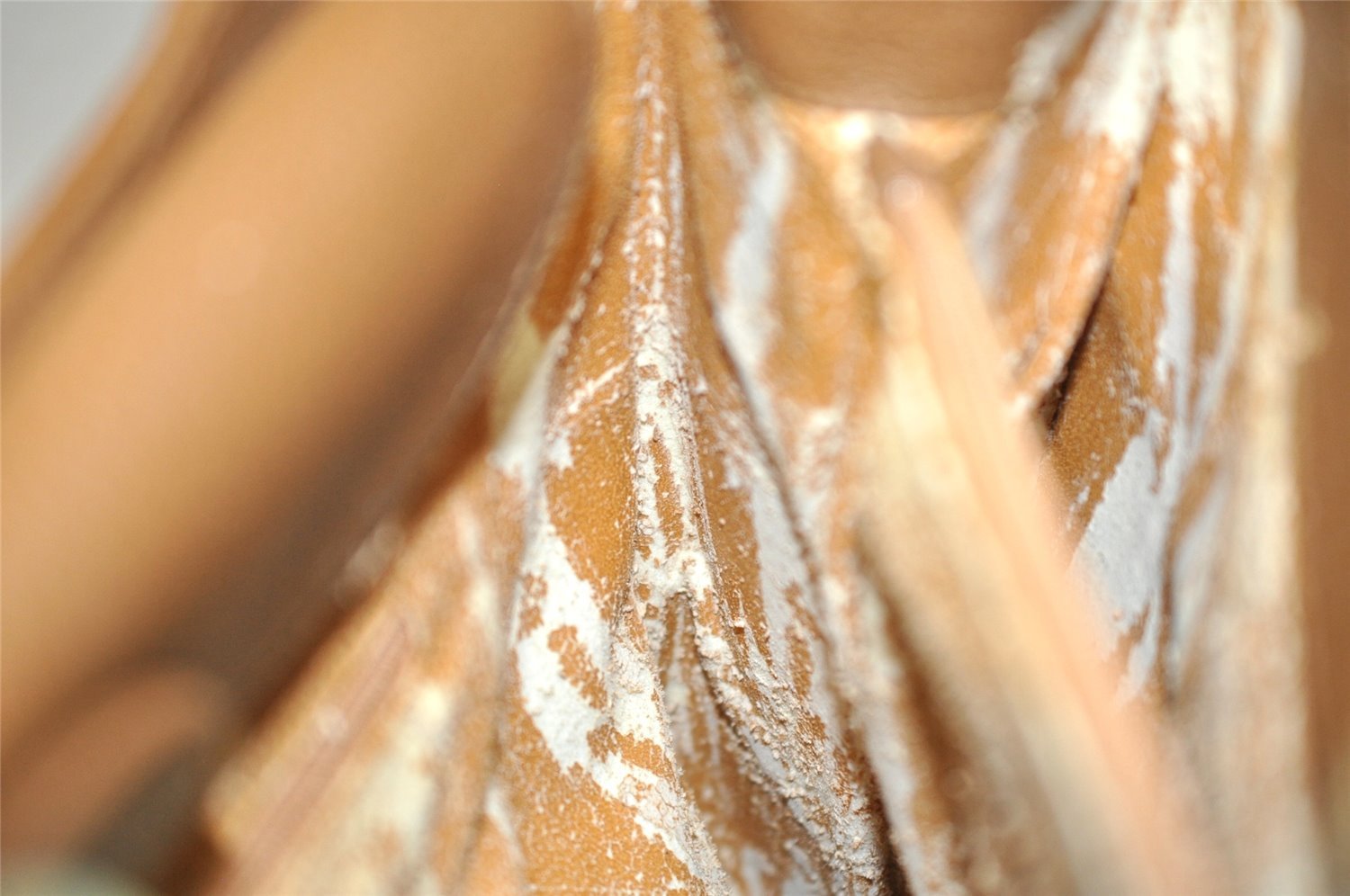 Authentic GUCCI Vintage Bamboo Hand Bag Suede Leather Brown Junk 0139I