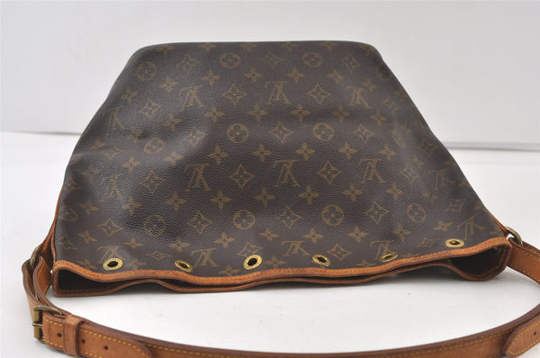 Authentic Louis Vuitton Monogram Petit Noe M42226 Shoulder Drawstring Bag 0141K