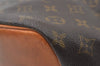 Authentic Louis Vuitton Monogram Petit Noe M42226 Shoulder Drawstring Bag 0141K