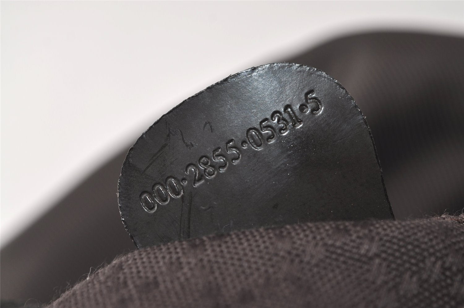 Authentic GUCCI Bamboo Vintage Shoulder Bag Purse Nylon Leather Brown 0142K