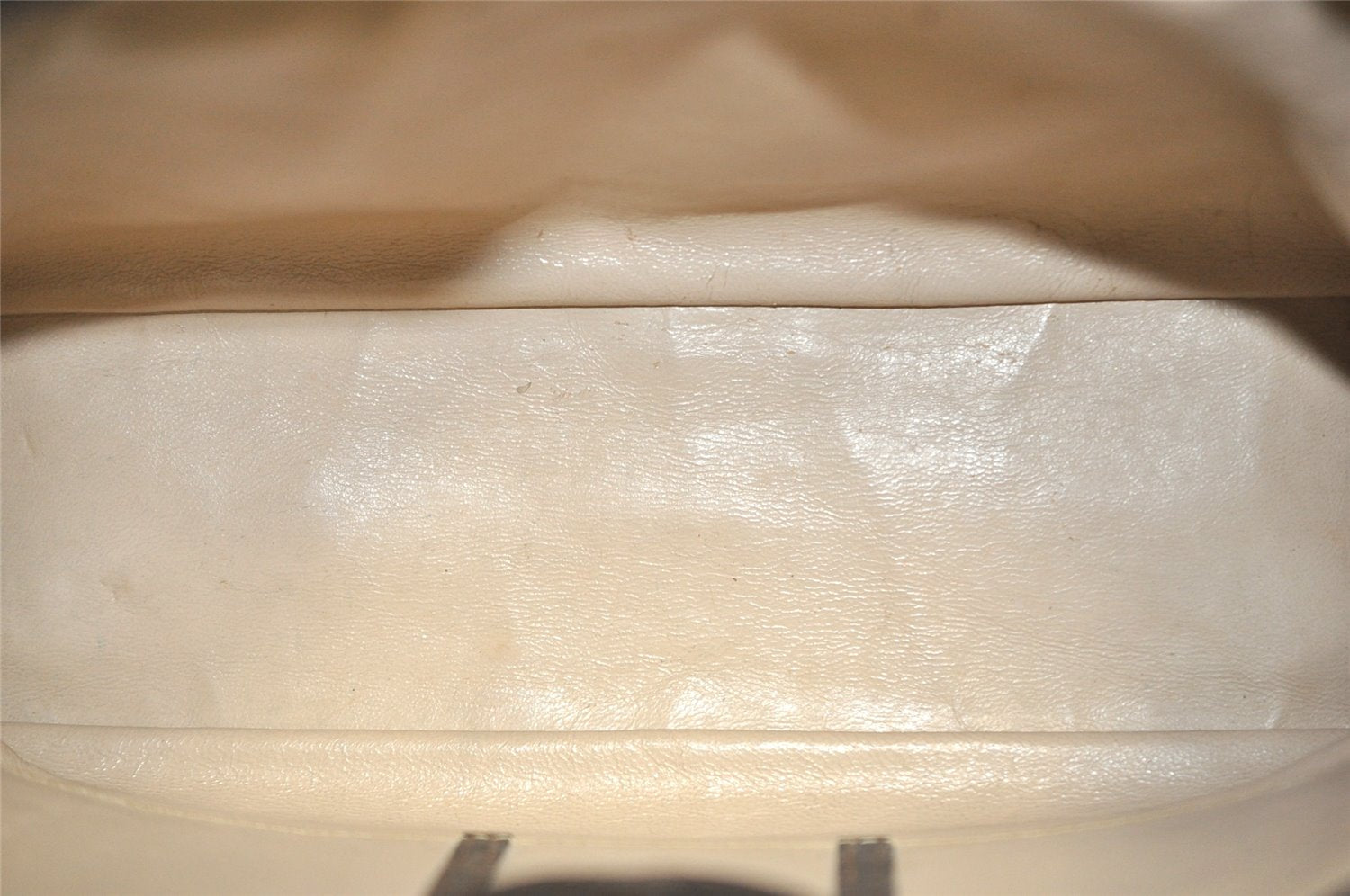 Authentic GUCCI Vintage Shoulder Bag Purse Leather Brown 0144K