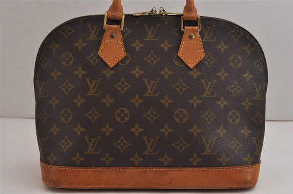 Authentic Louis Vuitton Monogram Alma Hand Bag Purse M51130 LV 0145K