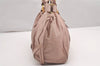 Authentic MIU MIU Vintage Leather 2Way Shoulder Tote Bag Pink 0146J