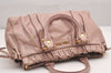 Authentic MIU MIU Vintage Leather 2Way Shoulder Tote Bag Pink 0146J