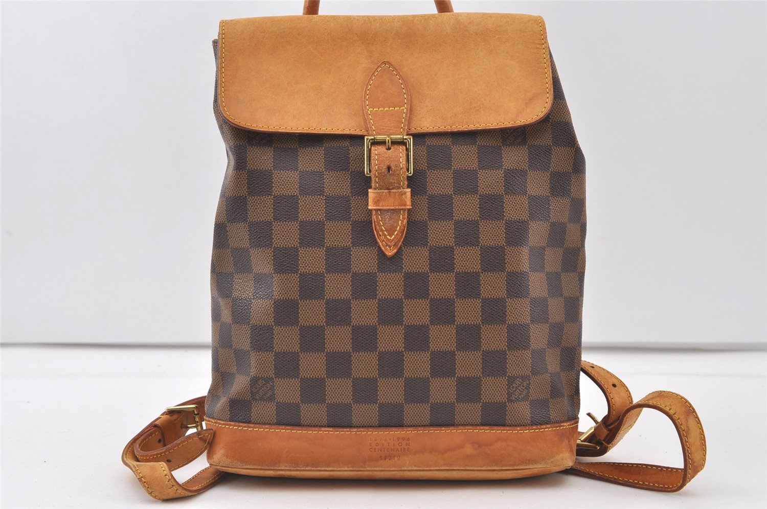 Authentic Louis Vuitton Damier Arlequin Backpack 100 ANV Model N99038 LV 0146K