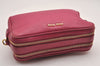 Authentic MIU MIU Madras Leather 2Way Shoulder Cross Bag Purse RT0539 Pink 0148J