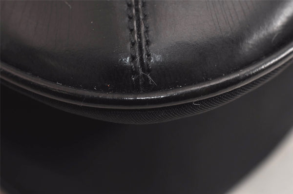 Authentic PRADA Nylon Tessuto Leather Shoulder Cross Body Bag Purse Black 0148K