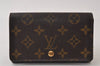 Auth Louis Vuitton Monogram Porte Monnaie Billets Tresor Wallet M61730 LV 0149J