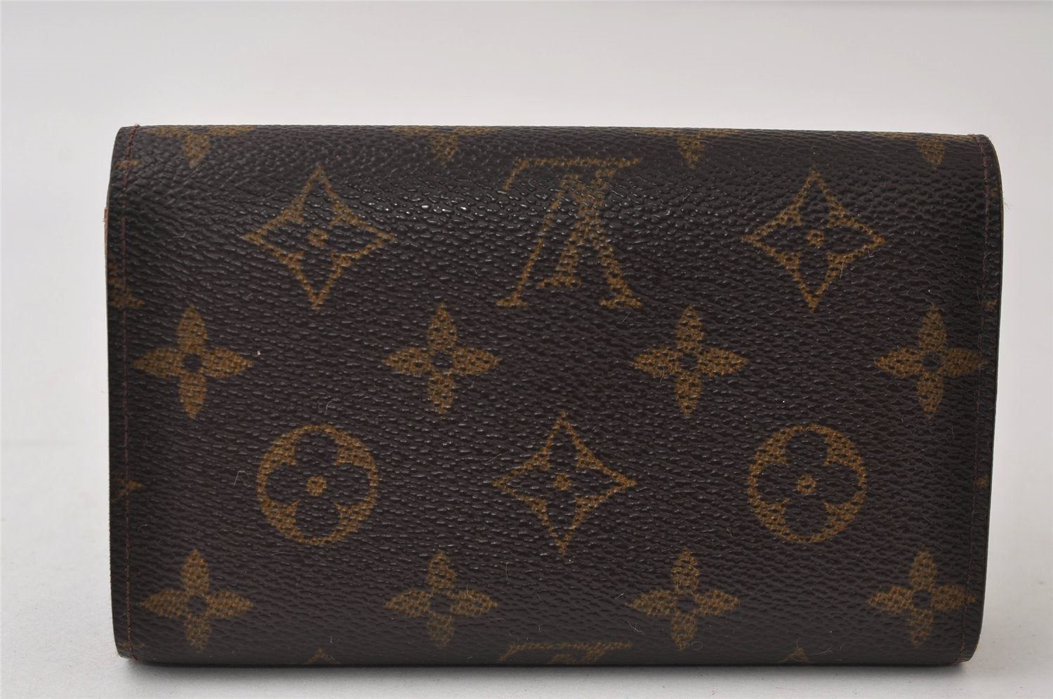 Auth Louis Vuitton Monogram Porte Monnaie Billets Tresor Wallet M61730 LV 0149J