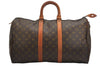 Authentic Louis Vuitton Monogram Keepall 45 Travel Boston Bag Old Model LV 0149K