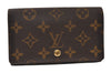 Auth Louis Vuitton Monogram Porte Monnaie Billets Tresor Wallet M61730 LV 0150J