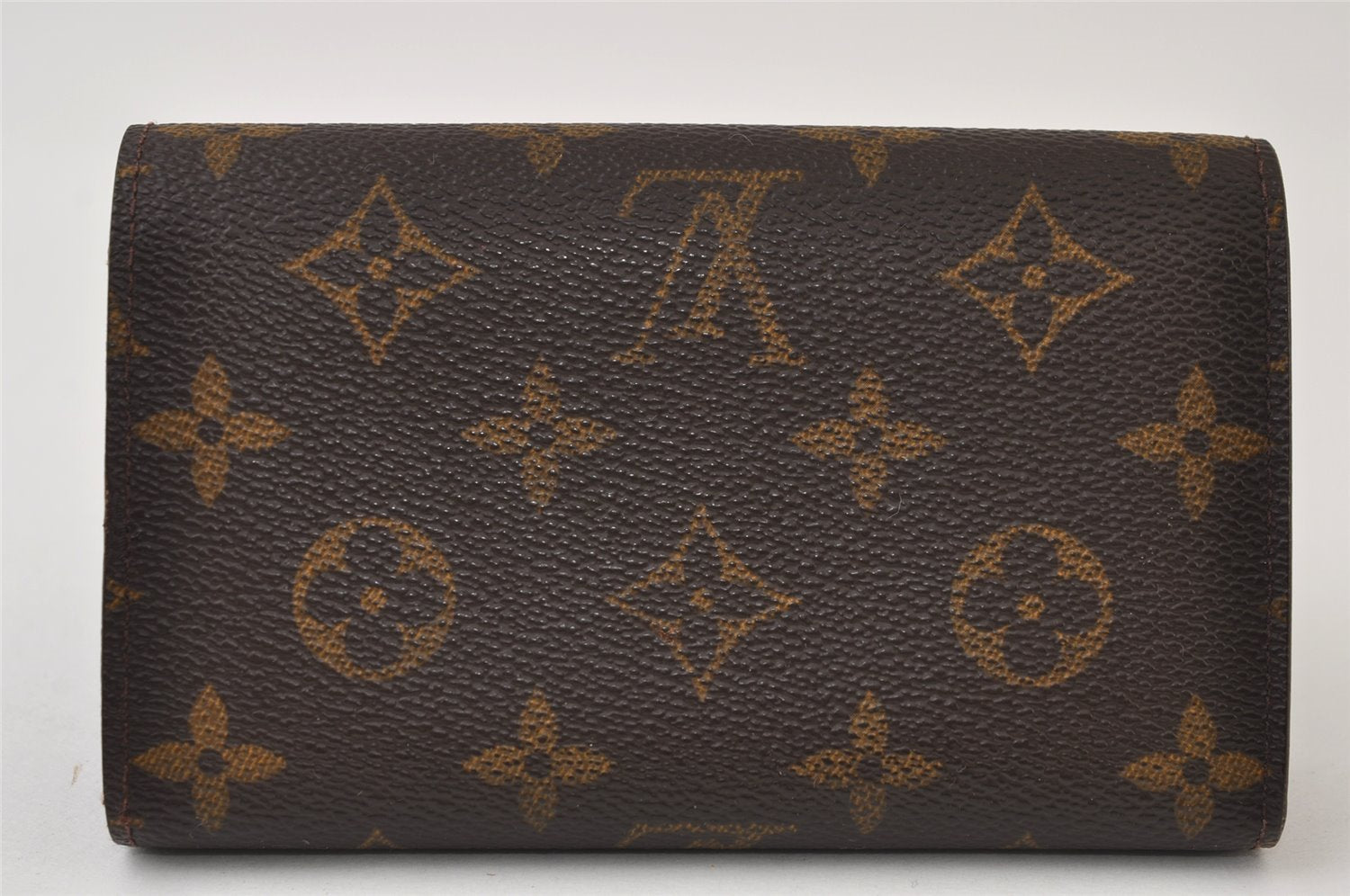 Auth Louis Vuitton Monogram Porte Monnaie Billets Tresor Wallet M61730 LV 0150J