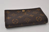 Auth Louis Vuitton Monogram Porte Monnaie Billets Tresor Wallet M61730 LV 0150J