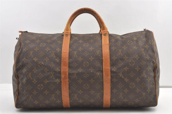 Authentic Louis Vuitton Monogram Keepall 50 Travel Boston Bag Old Model LV 0151K