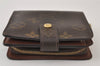 Authentic Louis Vuitton Monogram Compact Zip Bifold Wallet Purse M61667 LV 0152J