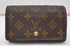 Auth Louis Vuitton Monogram Porte Monnaie Billets Tresor Wallet M61730 LV 0153J