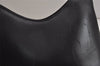 Authentic GUCCI Bamboo Shoulder Bag Purse Leather 0013008 Black Junk 0153K