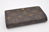 Auth Louis Vuitton Monogram Porte Monnaie Billets Tresor Wallet M61730 LV 0154J