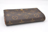 Auth Louis Vuitton Monogram Porte Monnaie Billets Tresor Wallet M61730 LV 0156J