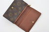 Auth Louis Vuitton Monogram Porte Monnaie Billets Tresor Wallet M61730 LV 0156J