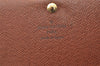 Auth Louis Vuitton Monogram Porte Monnaie Billets Tresor Wallet M61730 LV 0156J