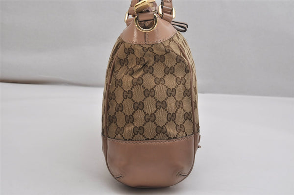 Authentic GUCCI Mayfair 2Way Tote Bag GG Canvas Leather 269894 Brown 0156K