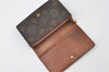 Auth Louis Vuitton Monogram Porte Monnaie Billets Tresor Wallet M61730 LV 0157J