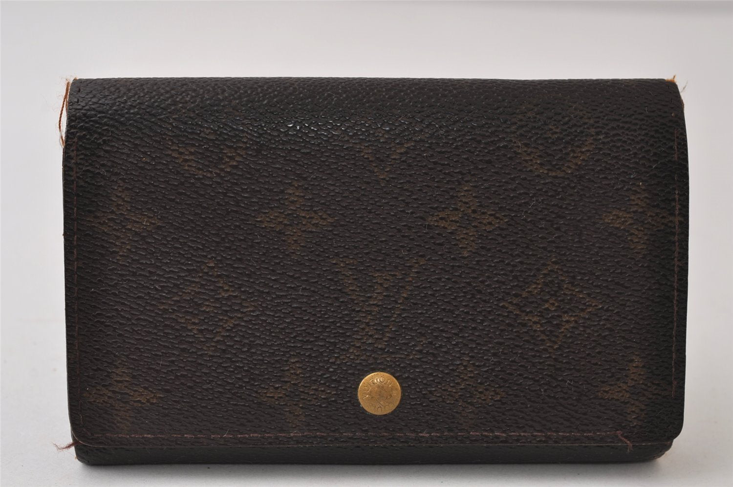 Auth Louis Vuitton Monogram Porte Monnaie Billets Tresor Wallet M61730 LV 0158J