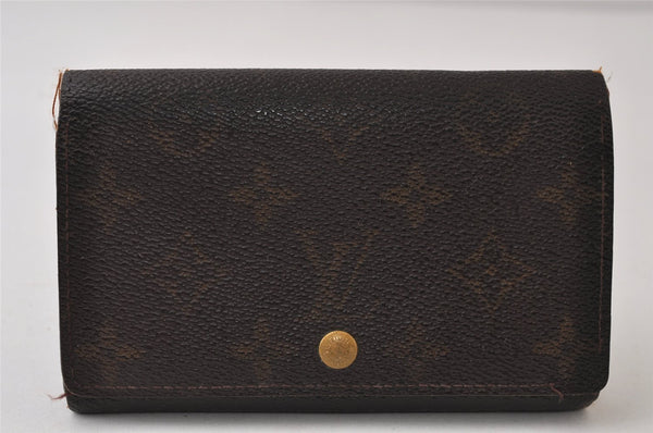 Auth Louis Vuitton Monogram Porte Monnaie Billets Tresor Wallet M61730 LV 0158J