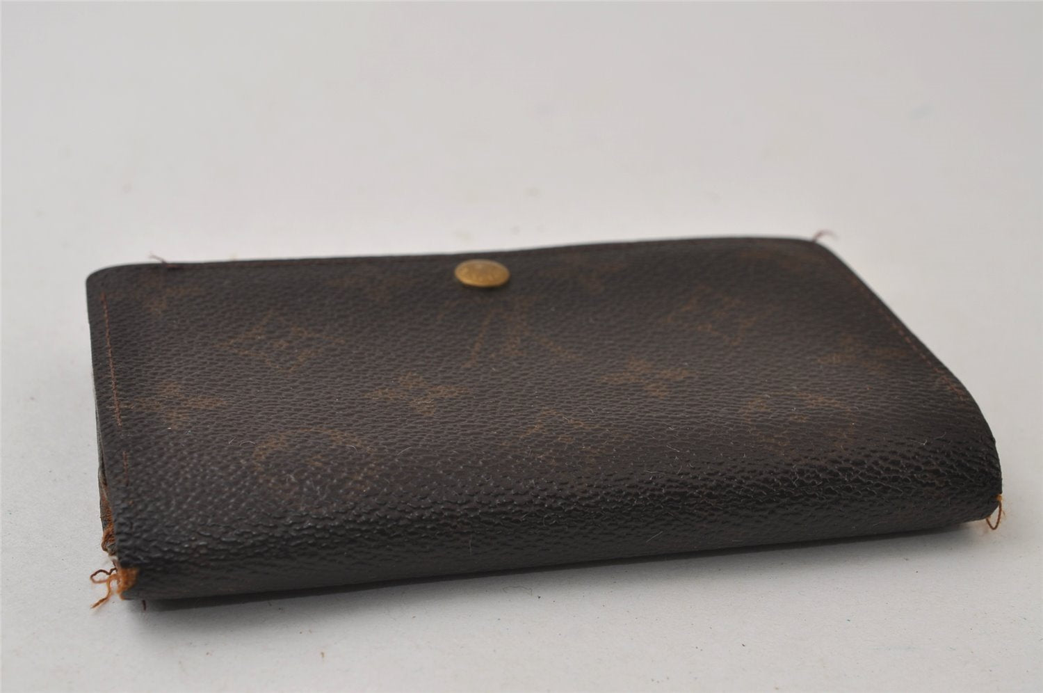 Auth Louis Vuitton Monogram Porte Monnaie Billets Tresor Wallet M61730 LV 0158J