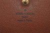 Auth Louis Vuitton Monogram Porte Monnaie Billets Tresor Wallet M61730 LV 0158J