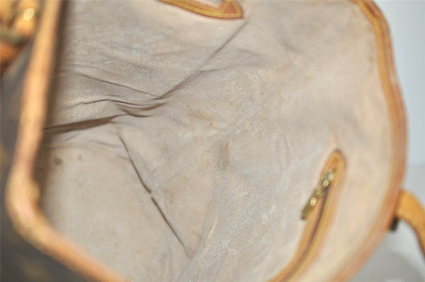 Authentic Louis Vuitton Monogram Bucket GM Shoulder Tote Bag M42236 Junk 0159I