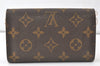 Auth Louis Vuitton Monogram Porte Monnaie Billets Tresor Wallet LV Junk 0159J