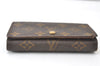 Auth Louis Vuitton Monogram Porte Monnaie Billets Tresor Wallet LV Junk 0159J